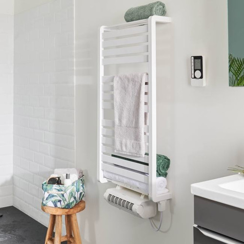 GoodHome Electric Heater Towel Warmer Loreto 500 W, white
