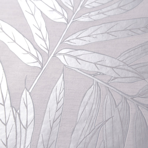 GoodHome Vinyl Wallpaper on Fleece Lorocoo, lilac