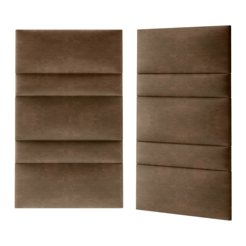 Upholstered Wall Panel Stegu Mollis Rectangle 90 x 15 cm, dark brown