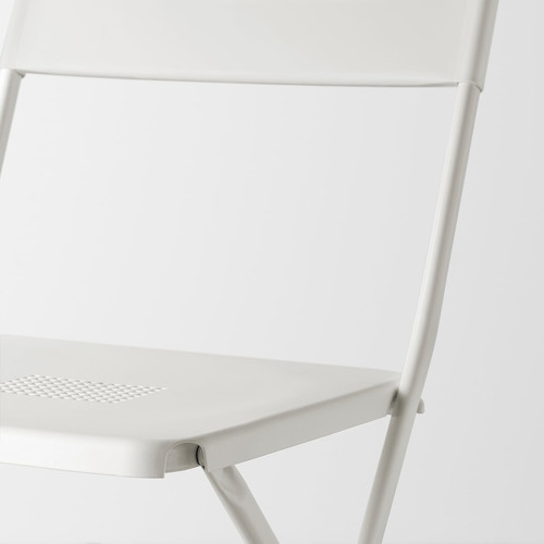 FEJAN Chair, outdoor, foldable white
