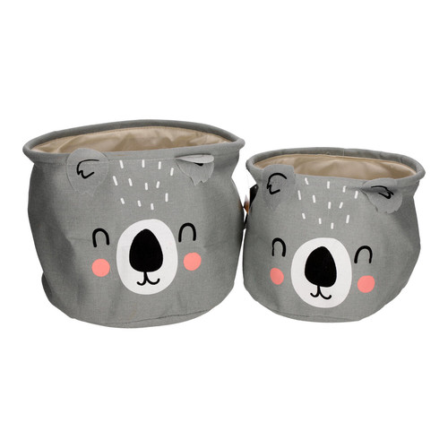 Storage Basket Set 2pcs, Koala