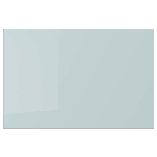 KALLARP Drawer front, high-gloss light grey-blue, 60x40 cm