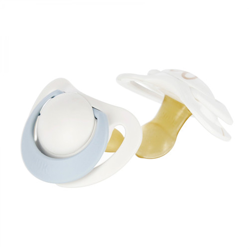 NUK Soother Pacifier Star 2pcs 0-6m, blue