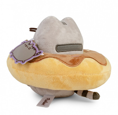 Soft Plush Toy Pusheen in a Chocolate Donut