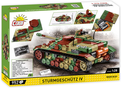 Cobi Blocks Sturmgeschutz IV Sd.Kfz. 167 952pcs 9+