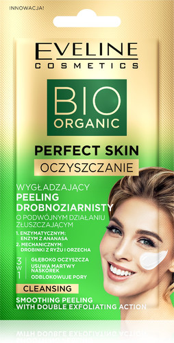 Eveline Bio Organic Perfect Skin Smoothing Peeling with Double Exfoliating Action 8ml