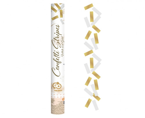 Confetti Stripes 40cm, gold-white