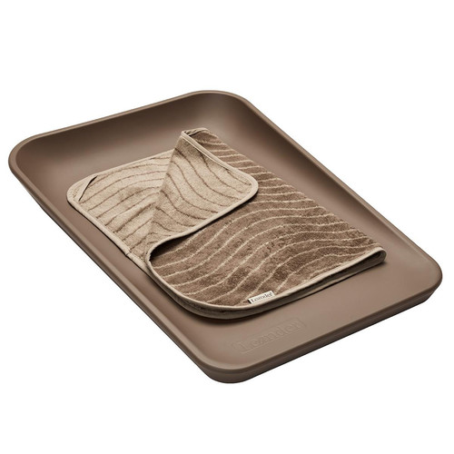 LEANDER topper for changing mat, Woodland, Mocca