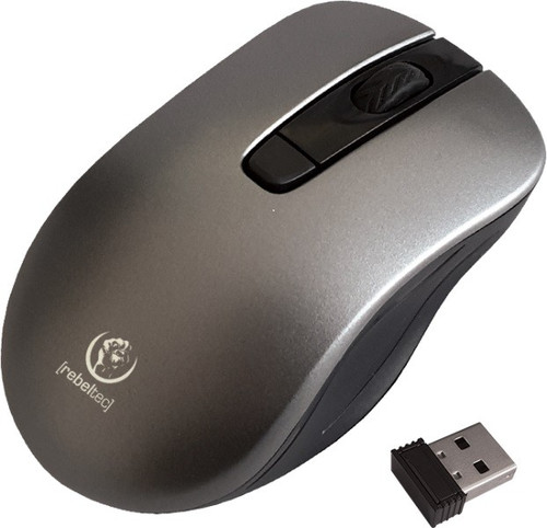 Rebeltec Optical Wireless Mouse, silver
