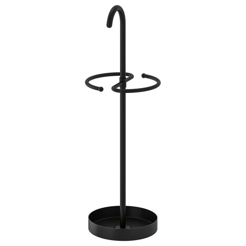 NIPÅSEN Umbrella stand, black, 76 cm
