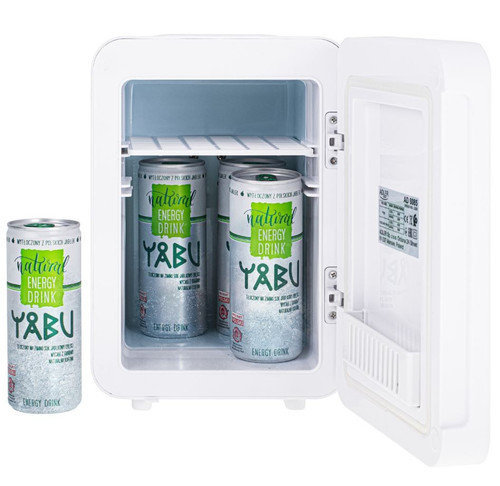 Adler Mini Fridge 4l AD 8085, white/mirror