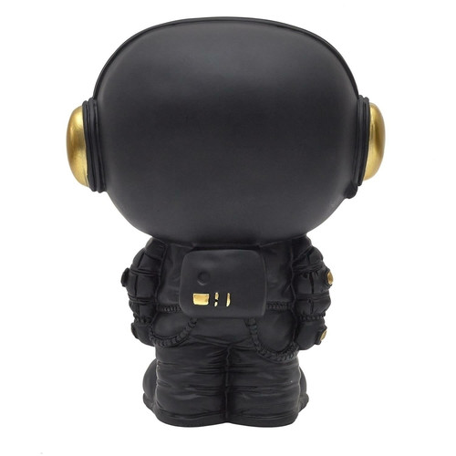 Astronaut Organizer Figurine, black/gold