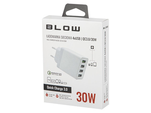 Blow Wall Charger 4xUSB QC3.0 30W EU Plug