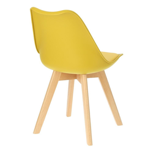 Dining Chair Norden Cross PP, yellow