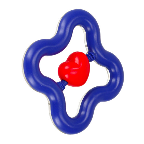 Bam Bam Rattle Heart, assorted colours, 3m+
