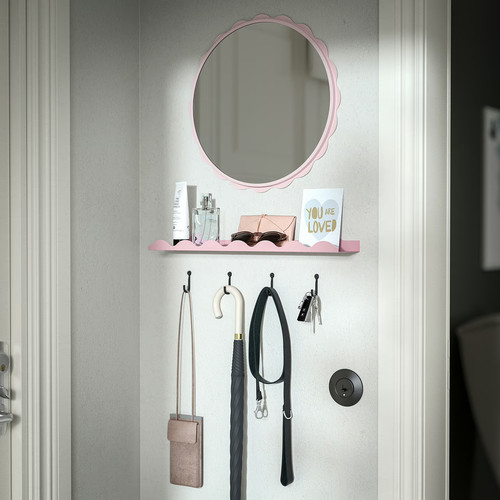 DAGGKAPRIFOL Picture ledge, light pink, 49 cm