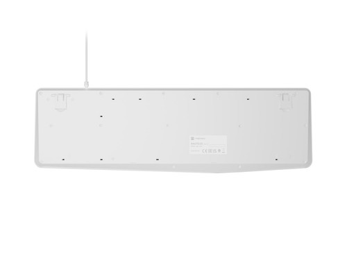 Natec Wired Keyboard Nautilus US Slim, white