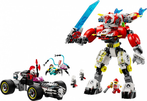 LEGO DREAMZzz Coopers Tiger Mech Zeeros Hot Rod Car 9+