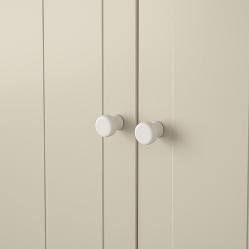 ODLINGSGRÄNS Knob, white, 27 mm