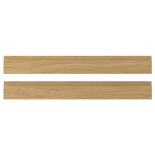 VOXTORP Drawer front, oak effect, 80x10 cm