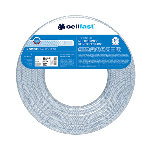 PVC Technical Hose 10x2.5 50m