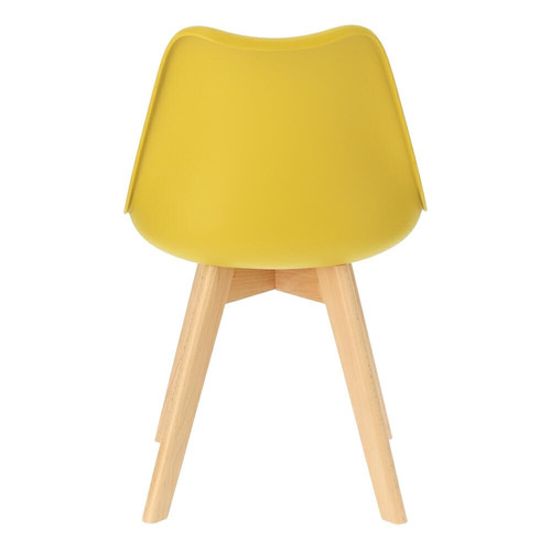 Dining Chair Norden Cross PP, yellow