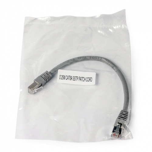 Gembird Patch Cord RJ45 Cat6A S/FTP LSHZ 0.25m, grey