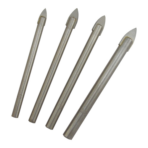 Universal Tile Glass Drill Bit Set 4pcs