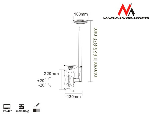 TV Ceiling Mount 