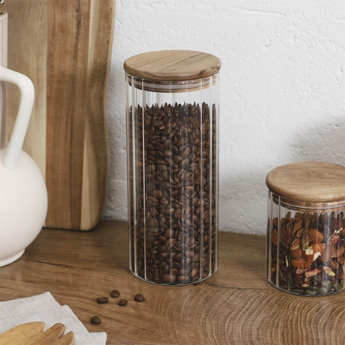 Storage Jar with Acacia Lid 1.1l