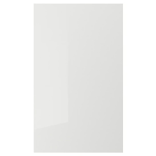 RINGHULT Door, high-gloss light grey, 60x100 cm