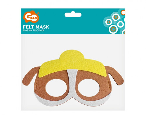 Felt Mask Paw Patrol Rubble 18x10.5cm