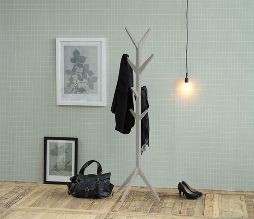 Hat and Coat Stand Ascot, grey