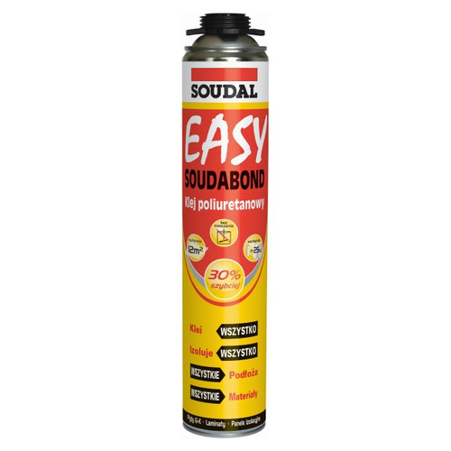 Soudal Easy Bond Gun Polyurethane Adhesive 750ml