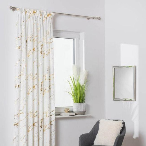 Splendid Curtain Gale 140x270 cm, white/gold