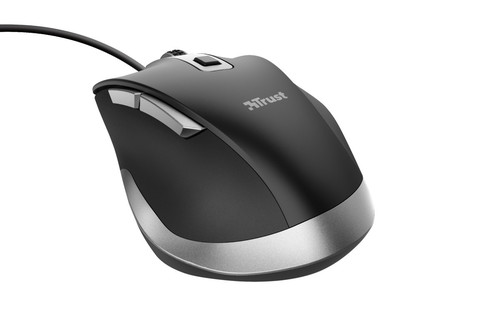 Trust Optical Wired Mouse, black