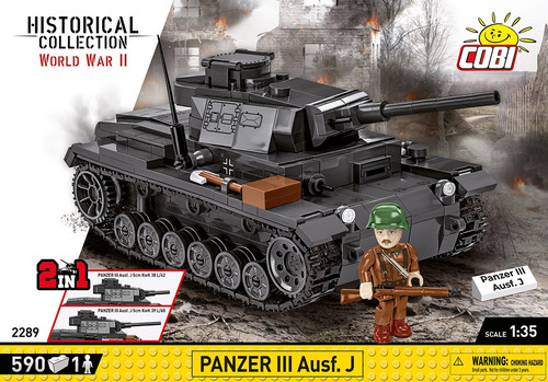 Cobi Blocks Historical Collection WWII Panzer III Ausf. J 590pcs 8+