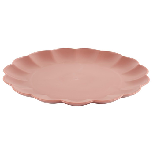 Plate Iris 25.5cm, pink