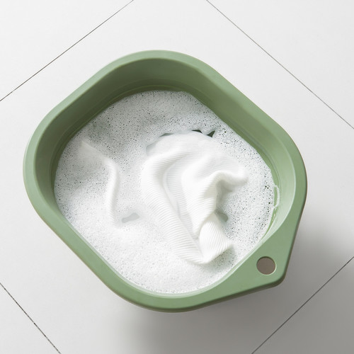 PEPPRIG Wash-tub, foldable/green, 10 l