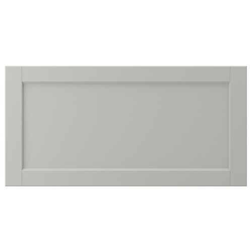 LERHYTTAN Drawer front, light grey, 80x40 cm