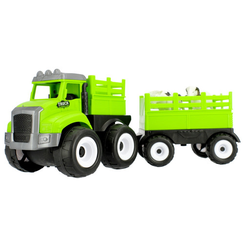 Farmers Truck with Trailer Set of 3 3+