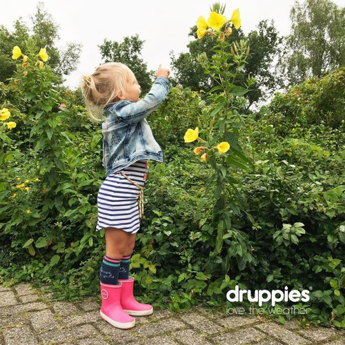 Druppies Rainboots Wellies for Kids Fashion Boot Size 26, pink