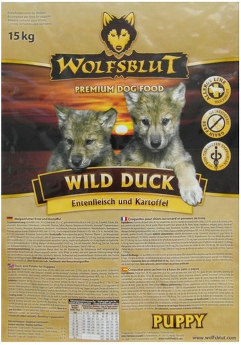 Wolfsblut Dog Food Wild Duck Puppy Duck with Sweet Potato 2kg