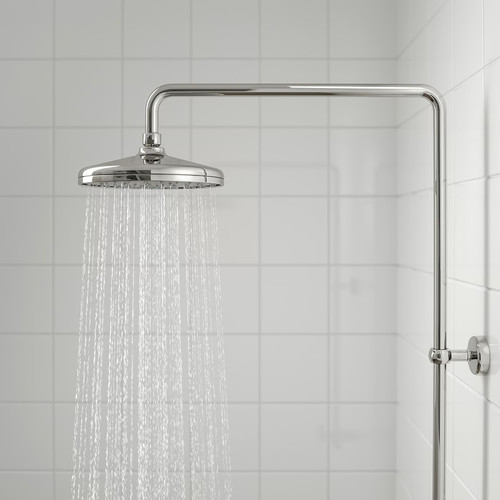 VOXNAN Shower set with thermostatic mixer, chrome-plated