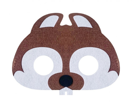 Felt Mask Beaver 17.5x13.5cm