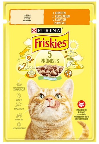 Friskies Cat Food Chicken in Gravy 85g