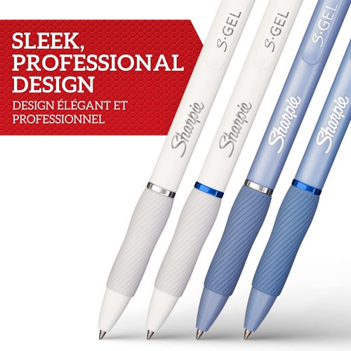 Sharpie S-Gel Pens Set of 4 Black & Blue Ink