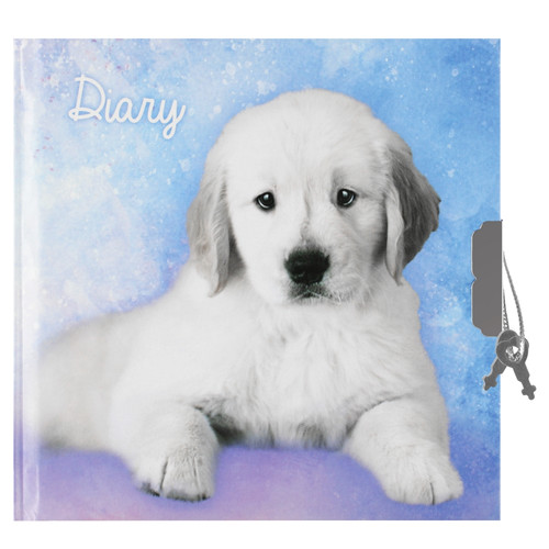 Secret Diary with Lock & Key Cuties Dog