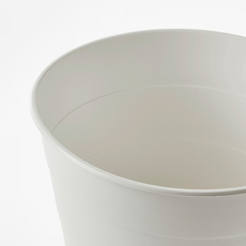 FNISS Waste bin, white, 10 l
