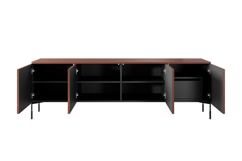 TV Cabinet with Drawer Sonatia 200, burgundy
